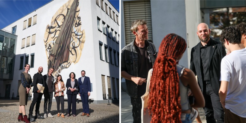 Impressionen vom Mural an der VHS