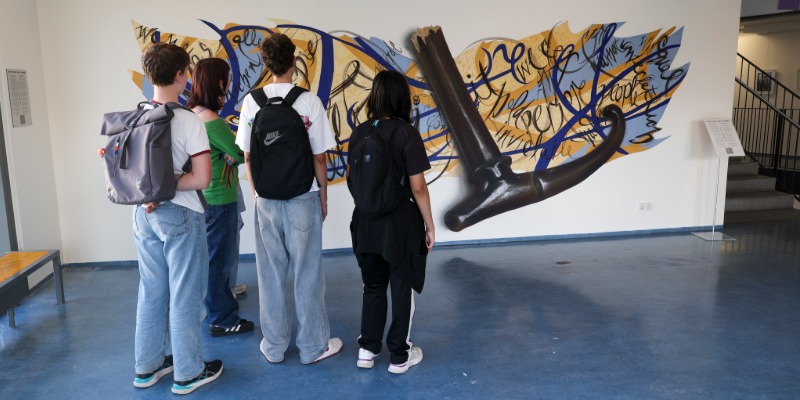 Impressionen vom Mural an der VHSngsrede